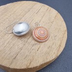 Earrings | Koorie Tales | Sunset Meeting | Domed Earrings | Short Earrings | Koorie Tales | Sunset Meeting | Domed Earrings | Short